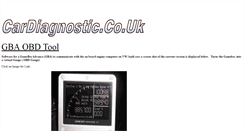 Desktop Screenshot of cardiagnostic.co.uk